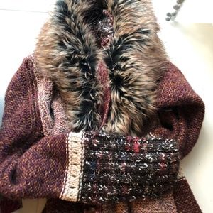 Anthropologie Angel of the North Sweater Coat